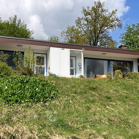 Idyllisch Wohnen Im Weserbergland - Bungalow Mit Phantastischer Aussicht Fuer 4 Personen Polle Zewnętrze zdjęcie